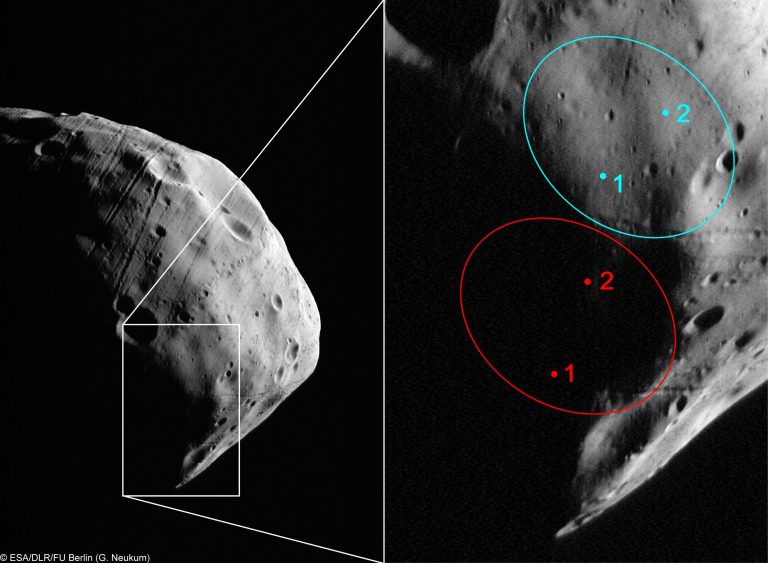 Mars moon Phobos soil