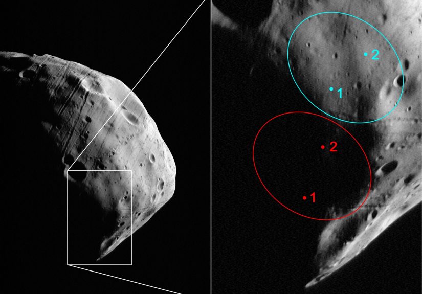 Mars moon Phobos soil